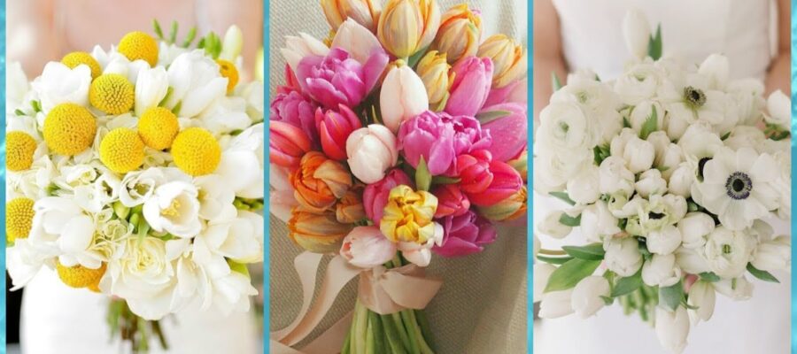 Cómo Usar Tulipanes Azules para Crear un Romántico Ramo de Novia