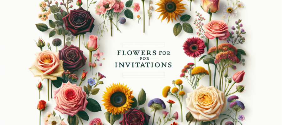 Diseños Únicos de Flores para Invitaciones: Cómo Seleccionar la Mejor Opción